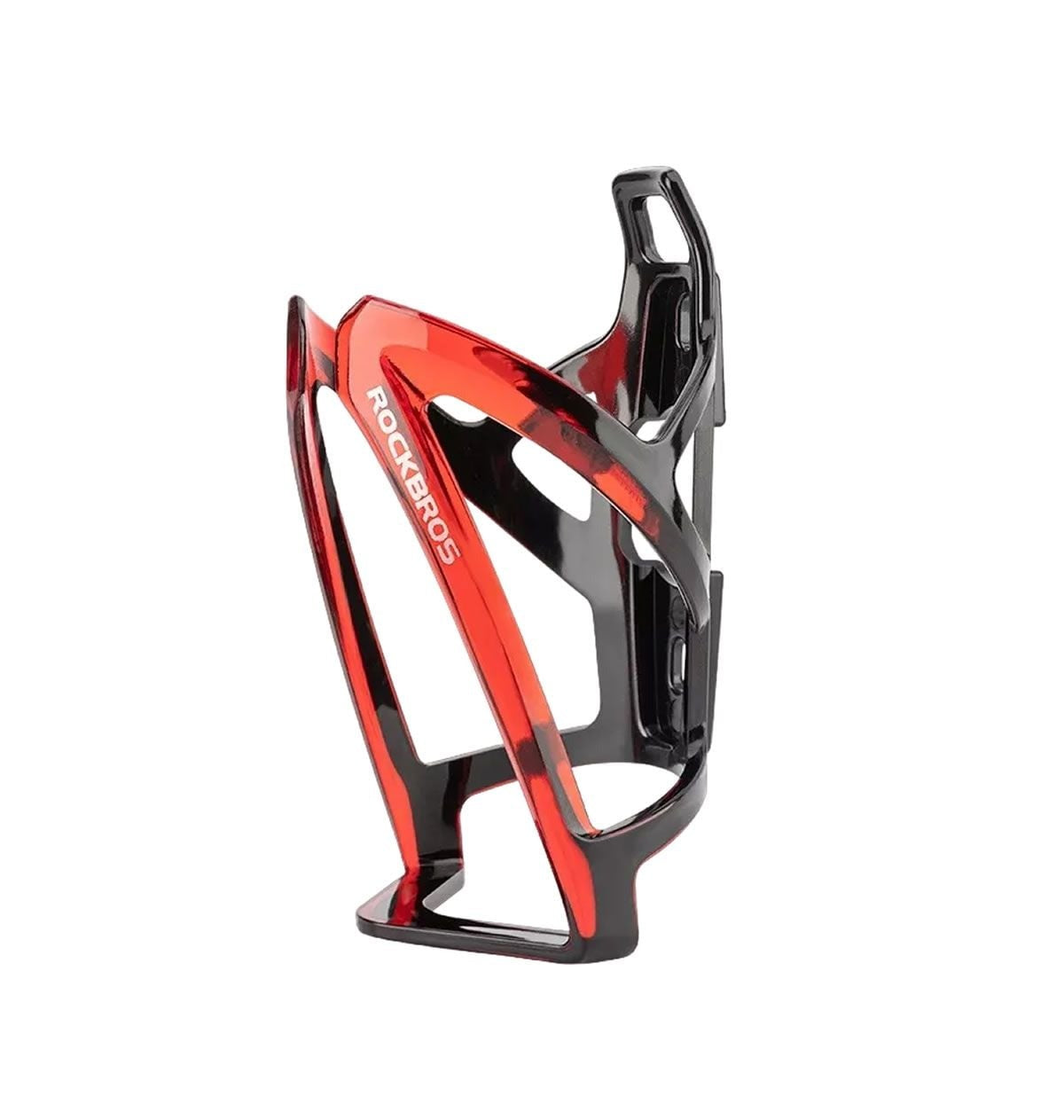 SUPORTE GARRAFA CARAMANHOLA ROCKBROS BICOLOR GRADIENT PRETO/VERMELHO