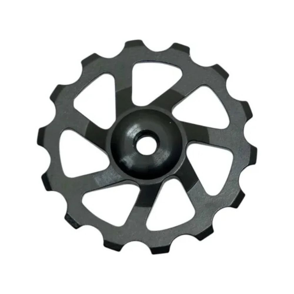 ROLDANA DE CÂMBIO 14D X-TIME ALUM. C/ ROLAMENTO P/ SRAM SX/NX/GX - PRETO - 14D