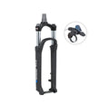 SUSPENSÃO DE BICICLETA 29 AHEAD SUNTOUR XCM34 TAPERED 100MM BOOST 110X15MM TRAVA REMOTA - PRETO - TAPERED
