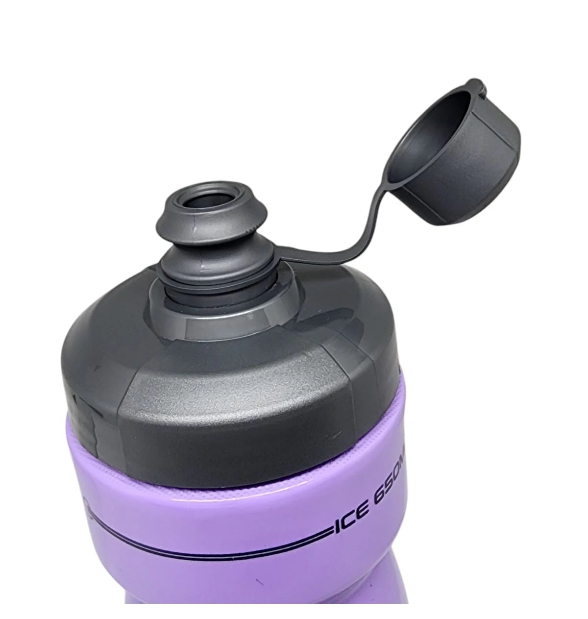 GARRAFA CARAMANHOLA ELLEVEN ISOTERMICA CINZA/ROXO