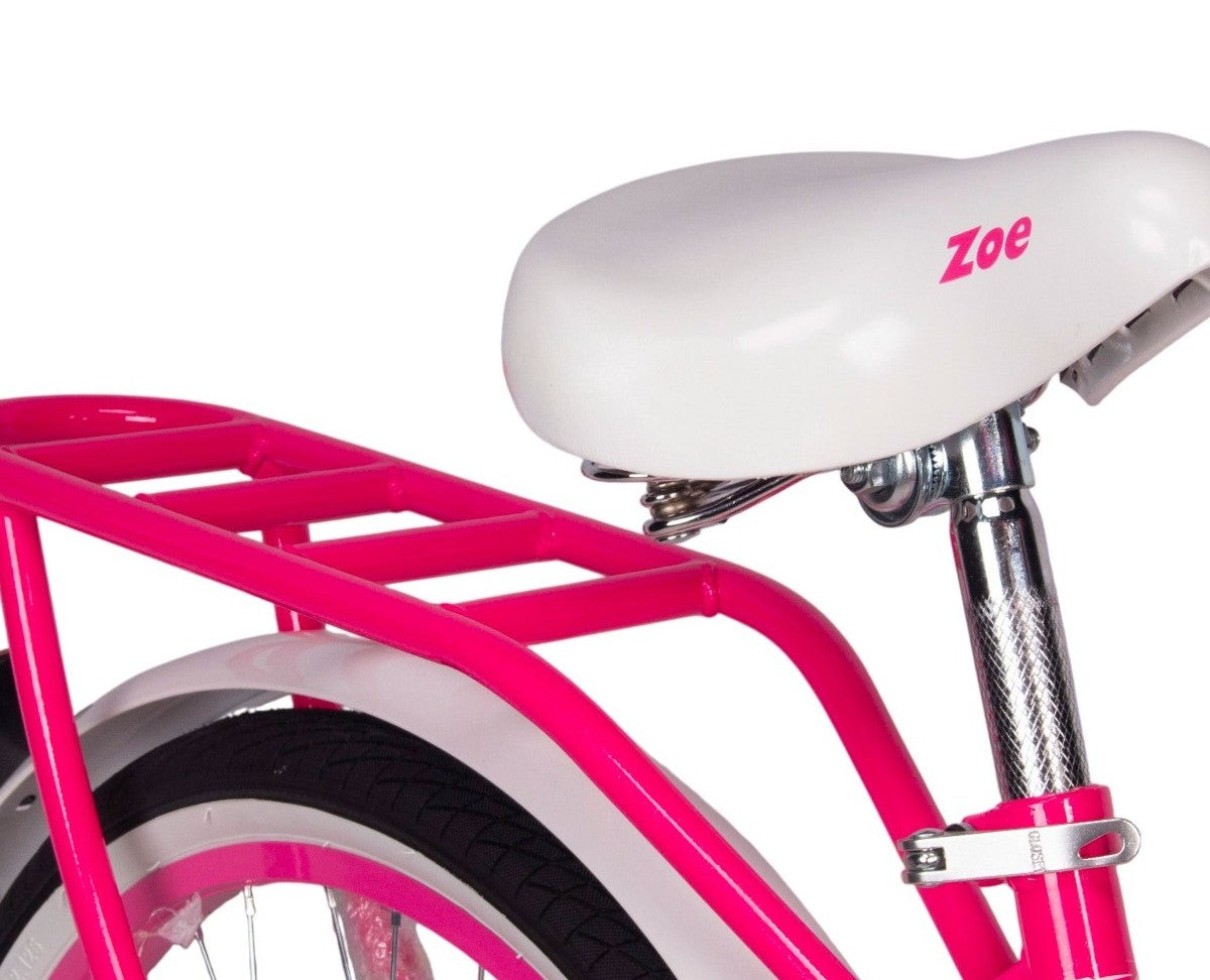 BICICLETA ARO 24 PRO-X ZOE RETRÔ ROSA NEON