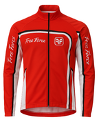 CAMISA FREE FORCE CICLISMO MANGA LONGA VERMELHO - P