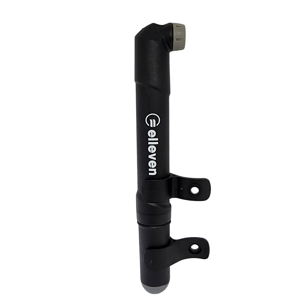 BOMBA ELLEVEN MINI PLÁSTICA ECO COM SUPORTE (80PSI) - PRETO