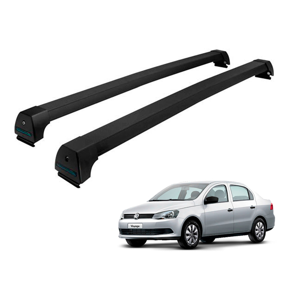 RACK DE TETO LONG LIFE SPORT ALUM. P/ VOYAGE G6 A PARTIR DE 2009 FIXA NO FRISO (PG-5)