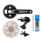 KIT TRANSMISSÃO SHIMANO DEORE M6100 SINGLE 1X12V -COROA 30D