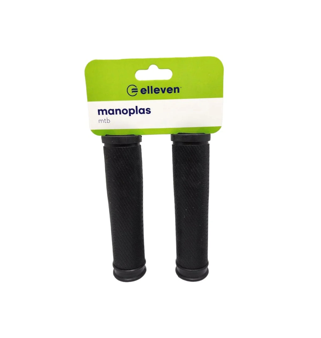 MANOPLA MTB EM EMBORRACHADA 130MM BASIC ELLEVEN PRETO