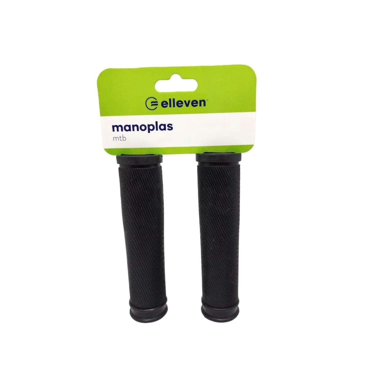 MANOPLA MTB EM EMBORRACHADA 130MM BASIC ELLEVEN PRETO