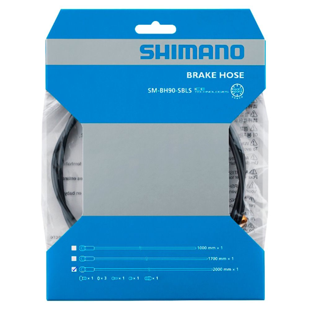MANGUEIRA P/ FREIO HIDRÁULICO SHIMANO SAINT/XT BH90 (200CM) - PRETO