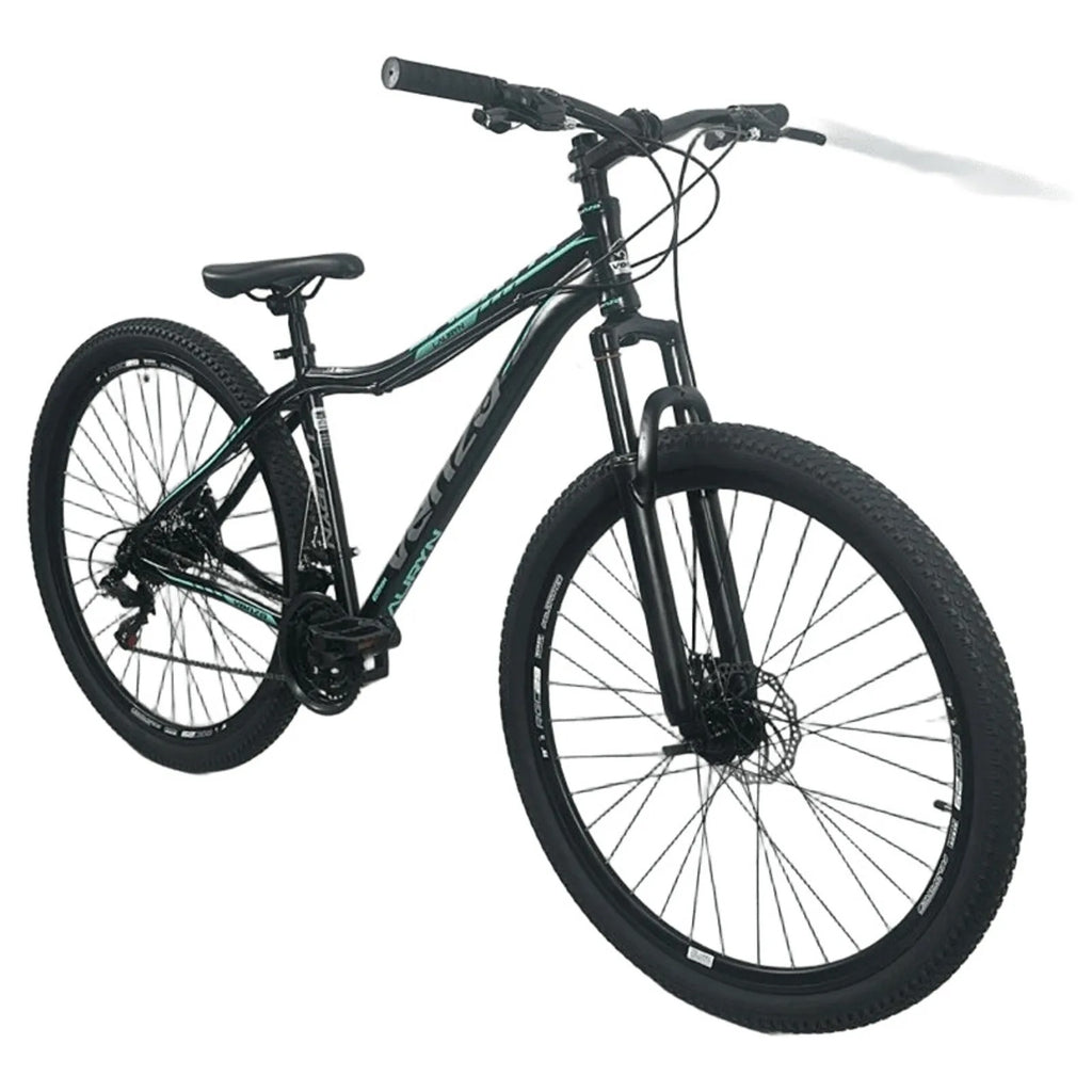 Bicicleta Aro 29 Venzo Lauryn Mtb Preto/Azul Turquesa S-15