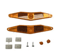 KIT 2 REFLETOR DE RODA - AMARELO TOP IMPORTADO