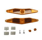 KIT 2 REFLETOR DE RODA - AMARELO TOP IMPORTADO