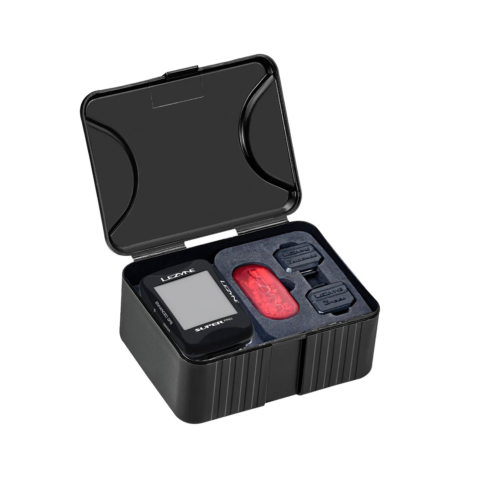 GPS LEZYNE SUPER PRO LOADED KIT DUAL INTERATIVO BLUETOOTH/ANT+ - PRETO