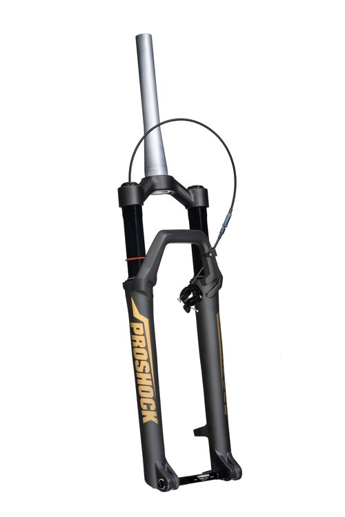 Suspensão Onix Dark Trava No Guidão Ariete Aro 29 Tubo Tapered Eixo 15x110 Preta Fosca - Preta Fosca / Tapered / 100mm