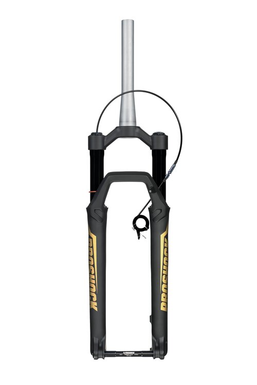 Suspensão Onix Dark Trava No Guidão Ariete Aro 29 Tubo Tapered Eixo 15x110 Preta Fosca