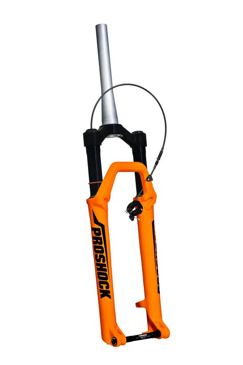 Suspensão Onix Trava No Guidão Ariete Aro 29 Tubo Tapered Eixo 15x110 Colors - Laranja / Tapered / 100mm