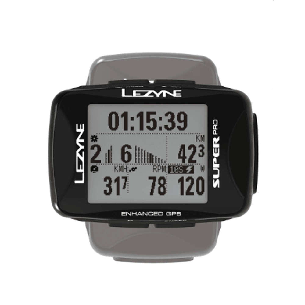 GPS LEZYNE SUPER PRO INTERATIVO BLUETOOTH/ANT+ - PRETO