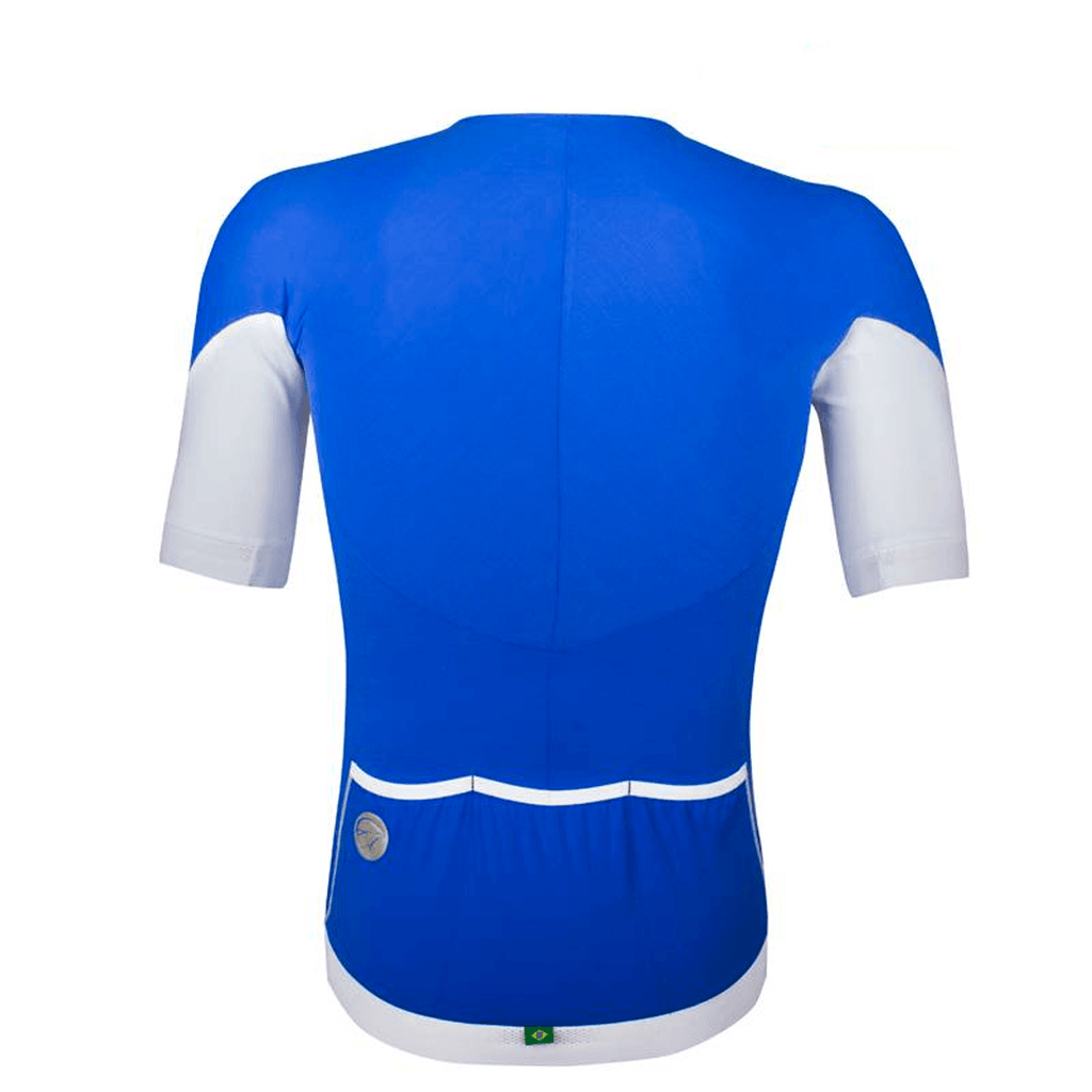 CAMISA CICLISMO MAURO RIBEIRO TECNO BLUE FIT