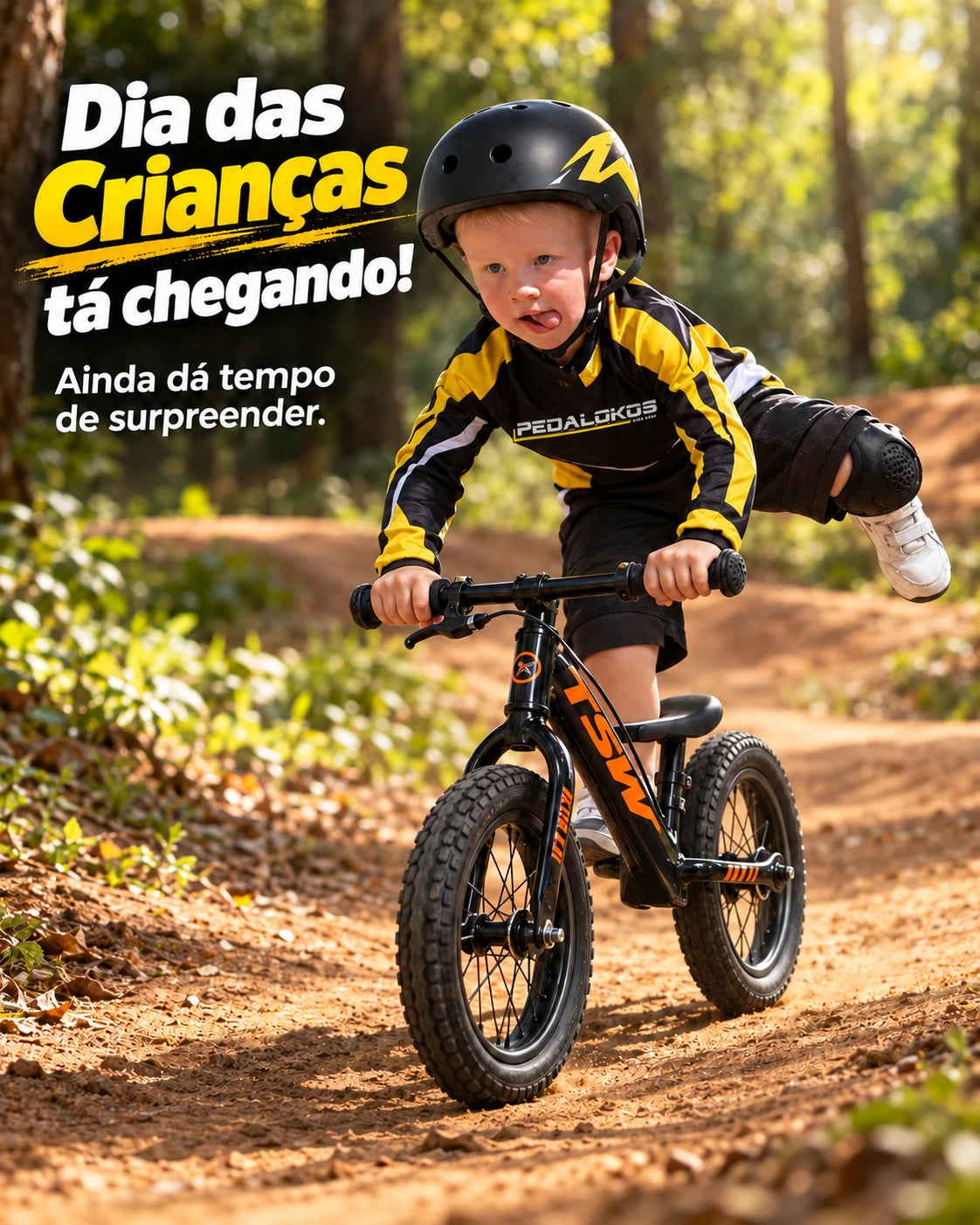 Dia das Crianças tá chegando! Ainda dá tempo de surpreender.