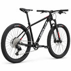 Projeto MTB Absolute Nero 5 XXL 23 preto, Shimano Deore 11v e Manitou Markhor — traseira